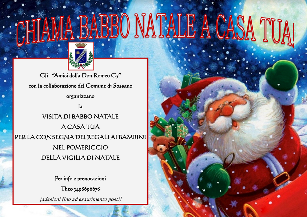 Babbo Natale viene a casa tua